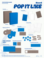 NouerA 3rd mini album [POP IT LIKE] FREE, POP Ver. album inclusion
