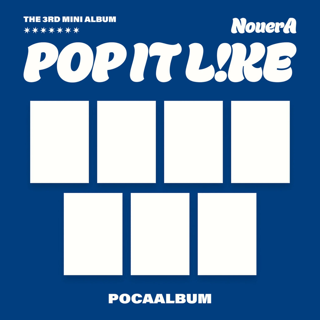 NouerA 3rd mini album [POP IT LIKE] pocaalbum cover
