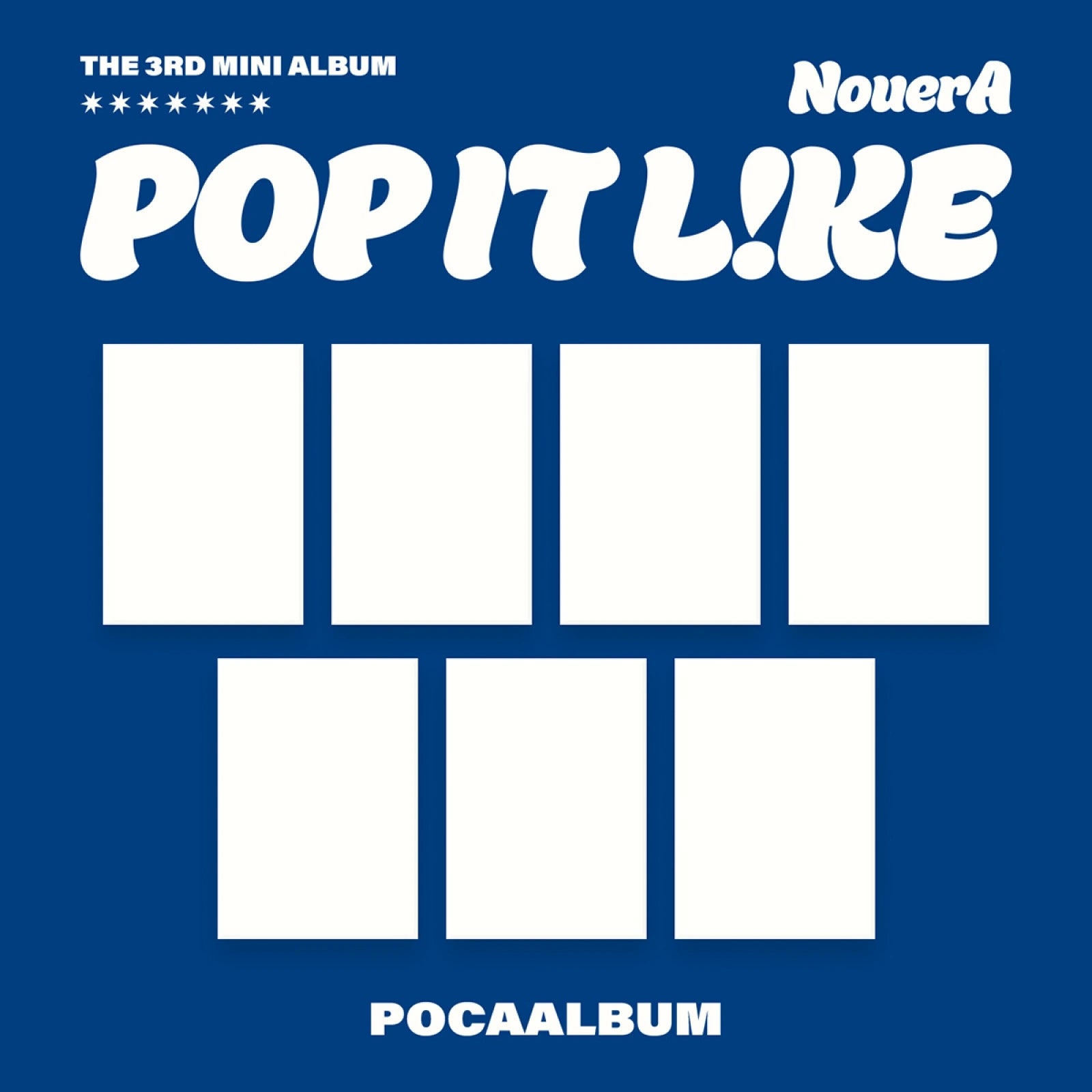 NouerA 3rd mini album [POP IT LIKE] pocaalbum cover