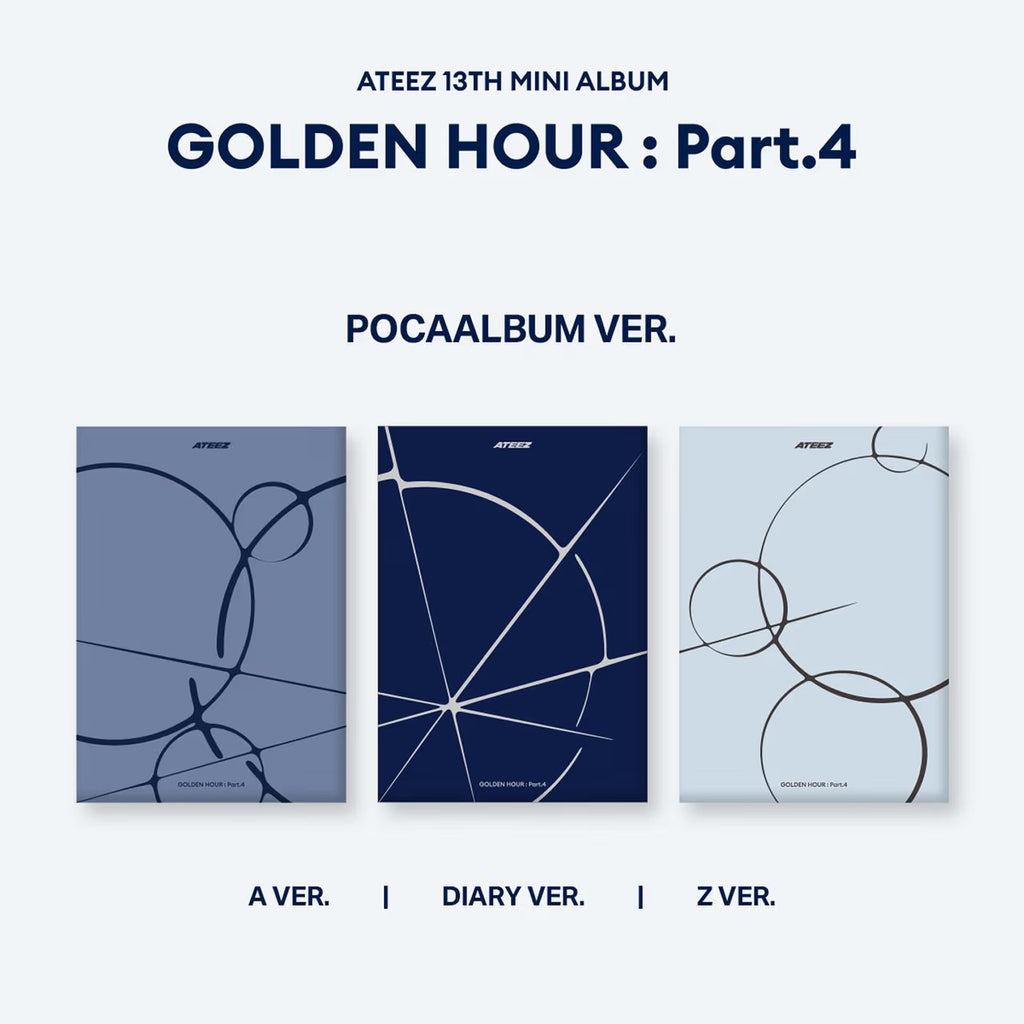 ATEEZ Golden Hour: Part.4 pocaalbum cover