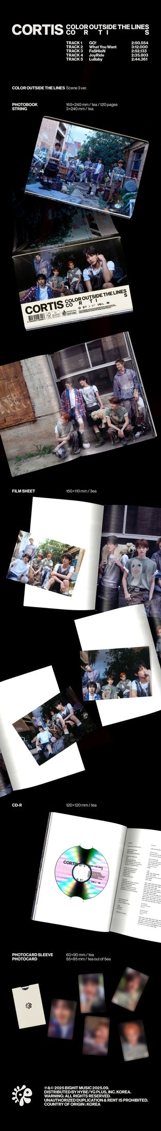 Cortis 1st EP/Color Outside the Line Scene 3 album inclusion