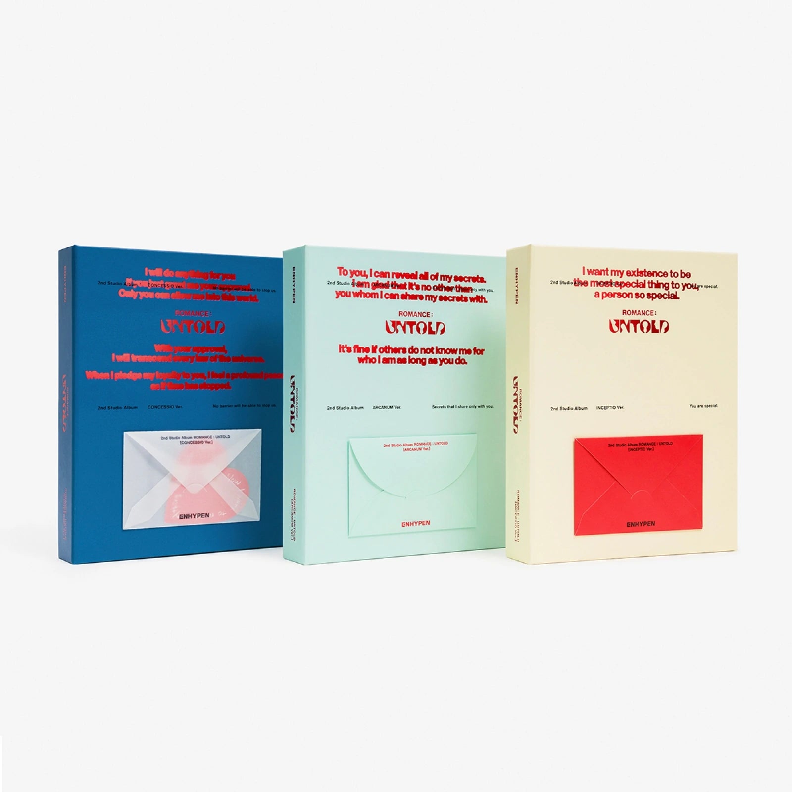 ENHYPEN 2nd full album [ROMANCE:UNTOLD] photoboook album cover