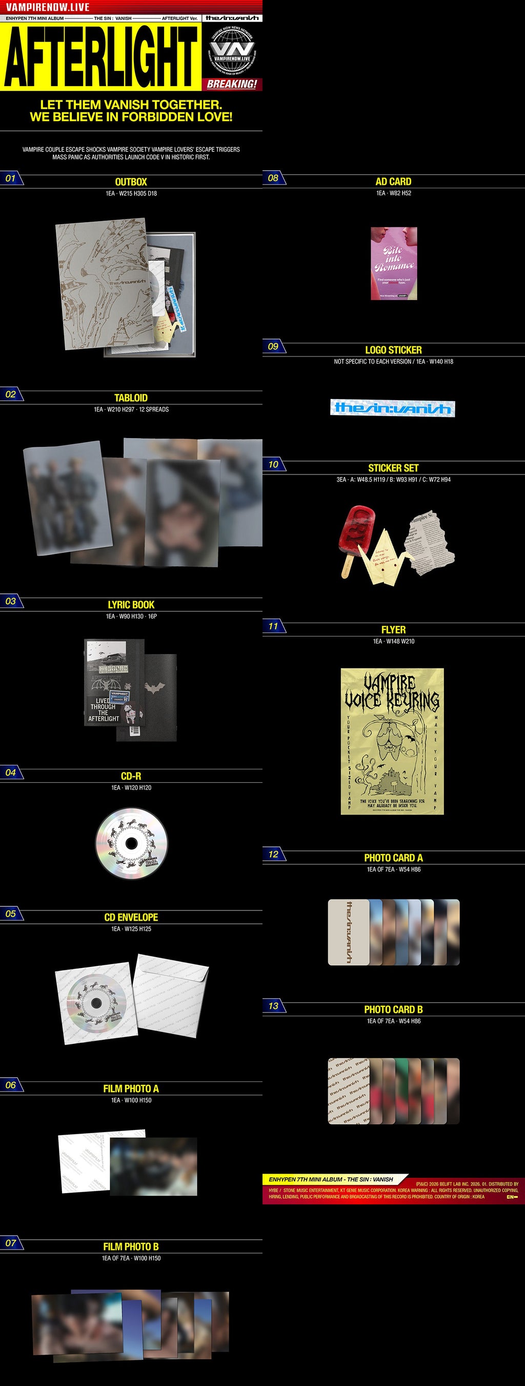 Enhypen album(afterlight ver.)