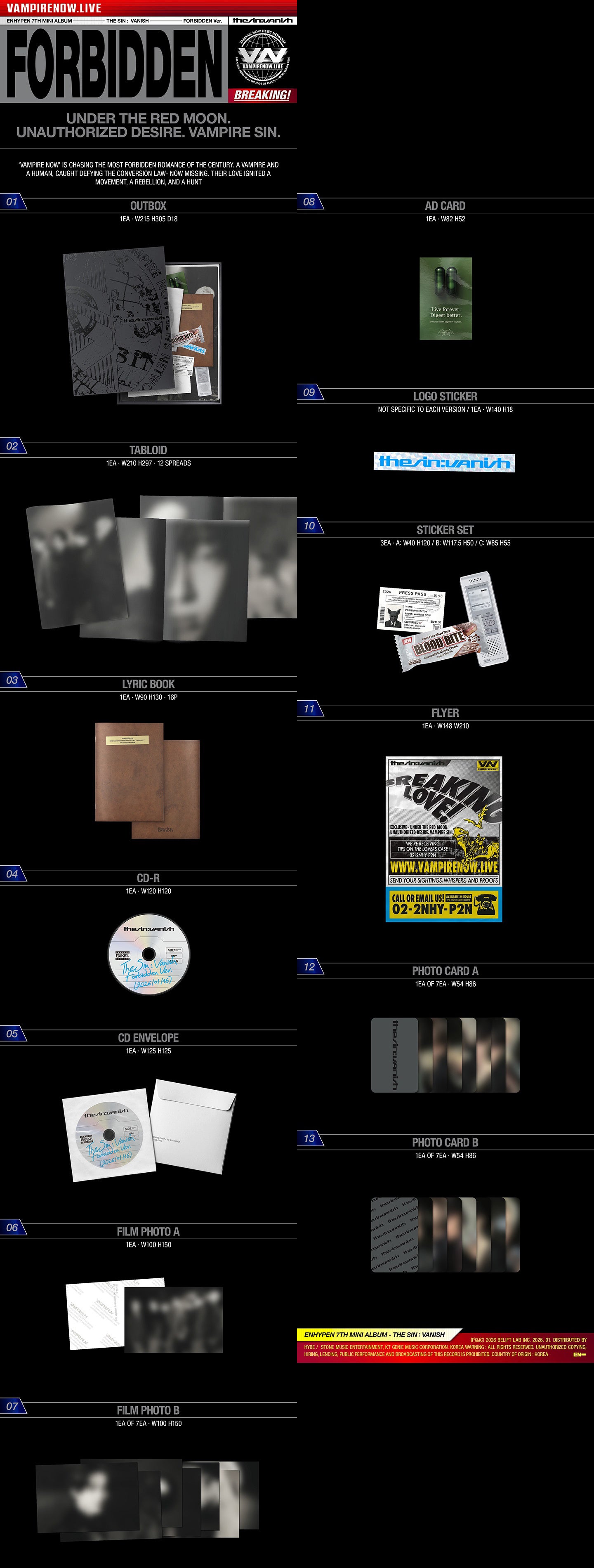 Enhypen Album (forbidden ver.)