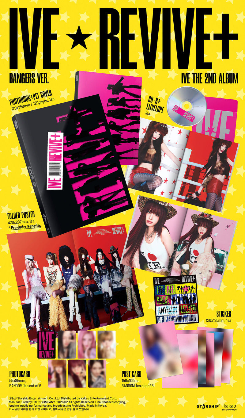 IVE 2nd full album [REVIVE+] BANGERS Ver. album inclusion
