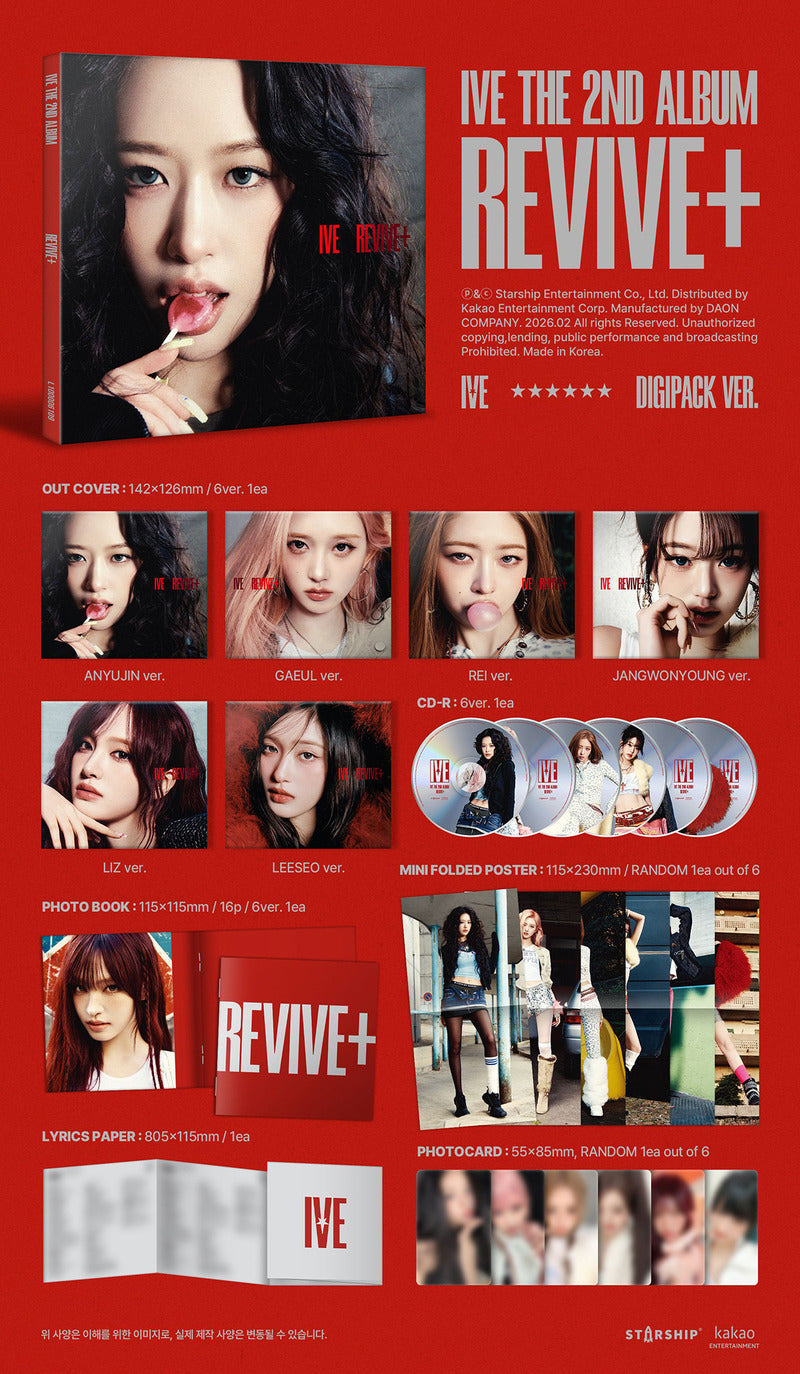 IVE 2nd full album [REVIVE+] digipack album inclusion