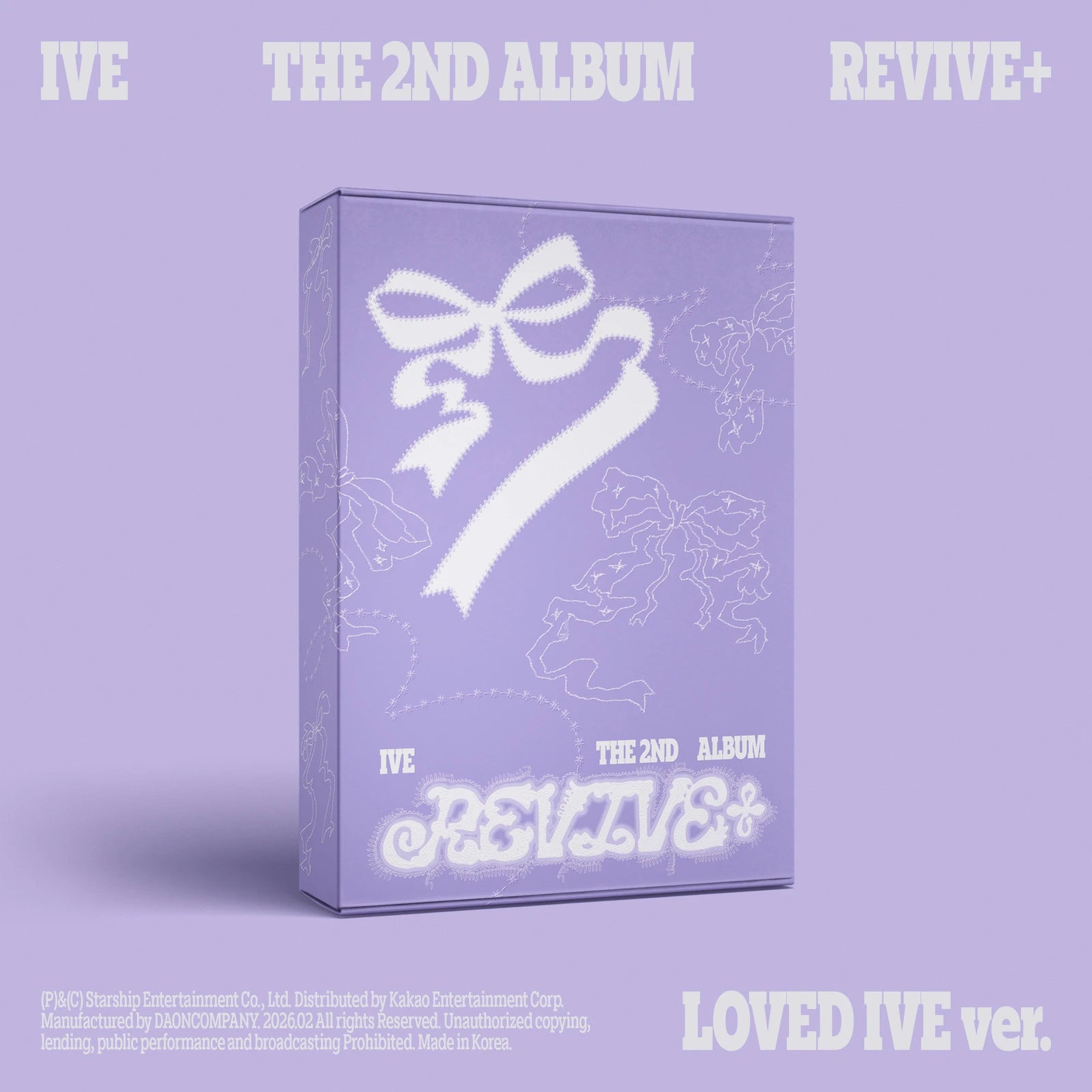 IVE 2nd full album [REVIVE+] LOVED IVE Ver. album cover