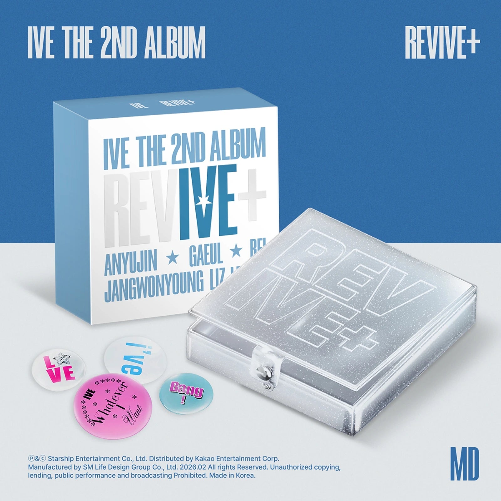 IVE 2nd full album [REVIVE+] MD Ver. album cover