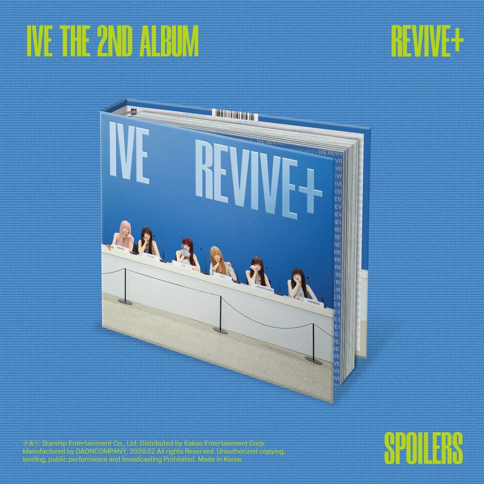 IVE 2nd full album [REVIVE+] SPOILERS Ver. album cover