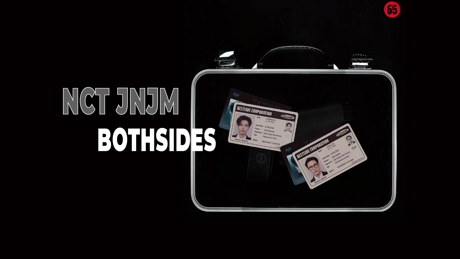 Promotional graphic for NCT JNJM unit 1st mini album [BOTH SIDES]