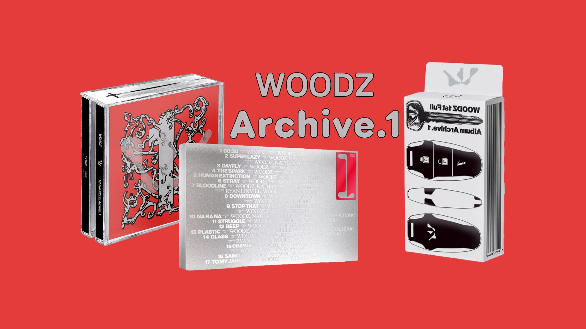 Promotional graphic for WOODZ 1st full album [Archive. 1]
