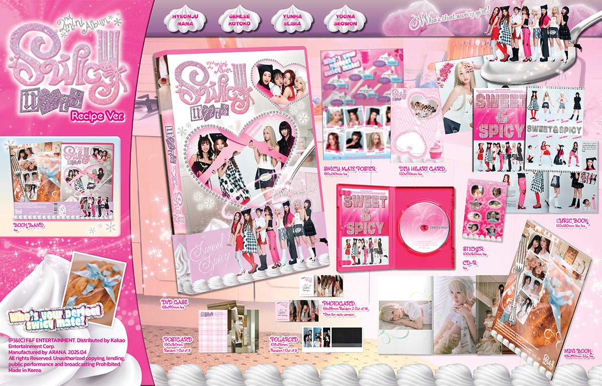 UNIS 2nd mini album [SWICY] Recipe ver. inclusion