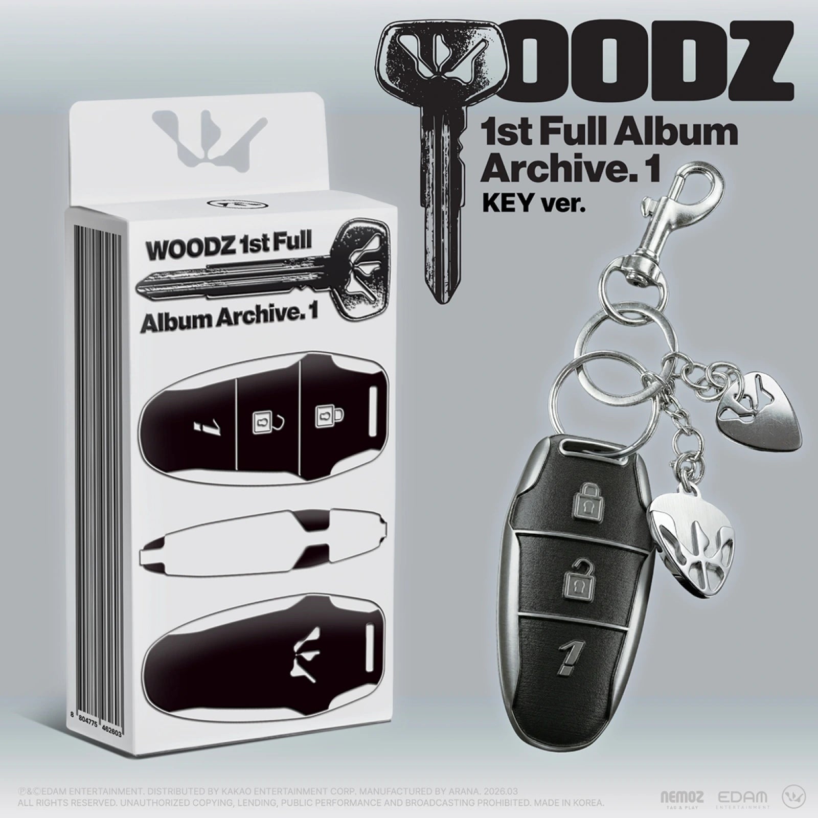 WOODZ 1st full album [Archive. 1] Key Ver. album cover
